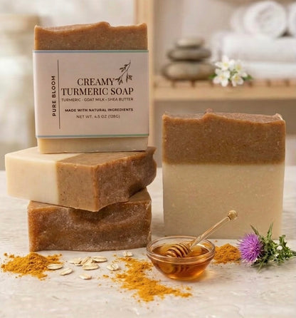 Creamy Turmeric Soap